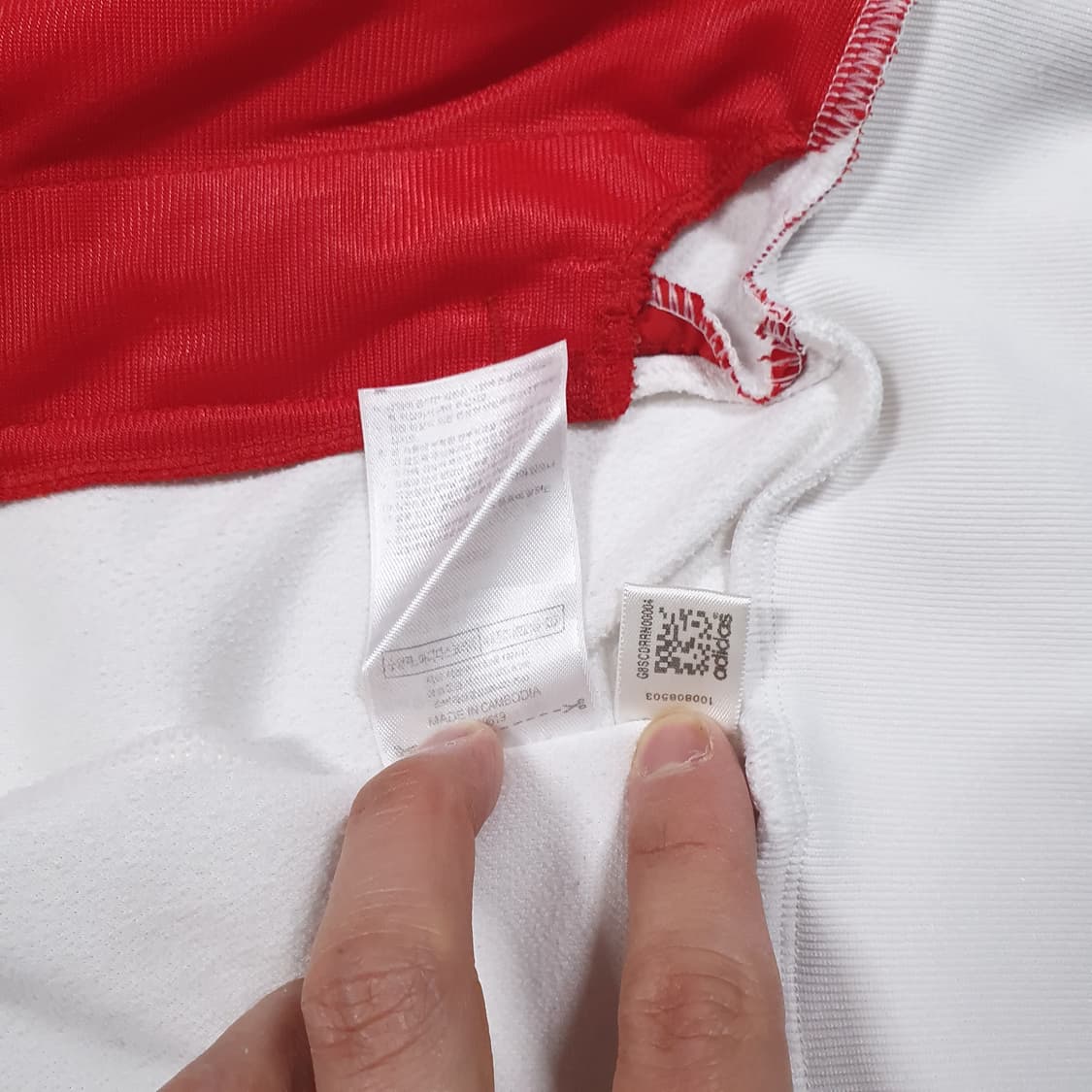 3XL (115) 아디다스 캄보디아 흰빨 베켄바우어 트랙탑 져지 자켓 상품이미지8