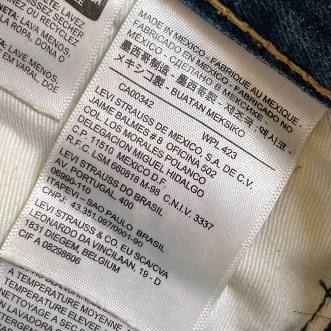 리바이스 513 데님팬츠 W30 L32 상품이미지5