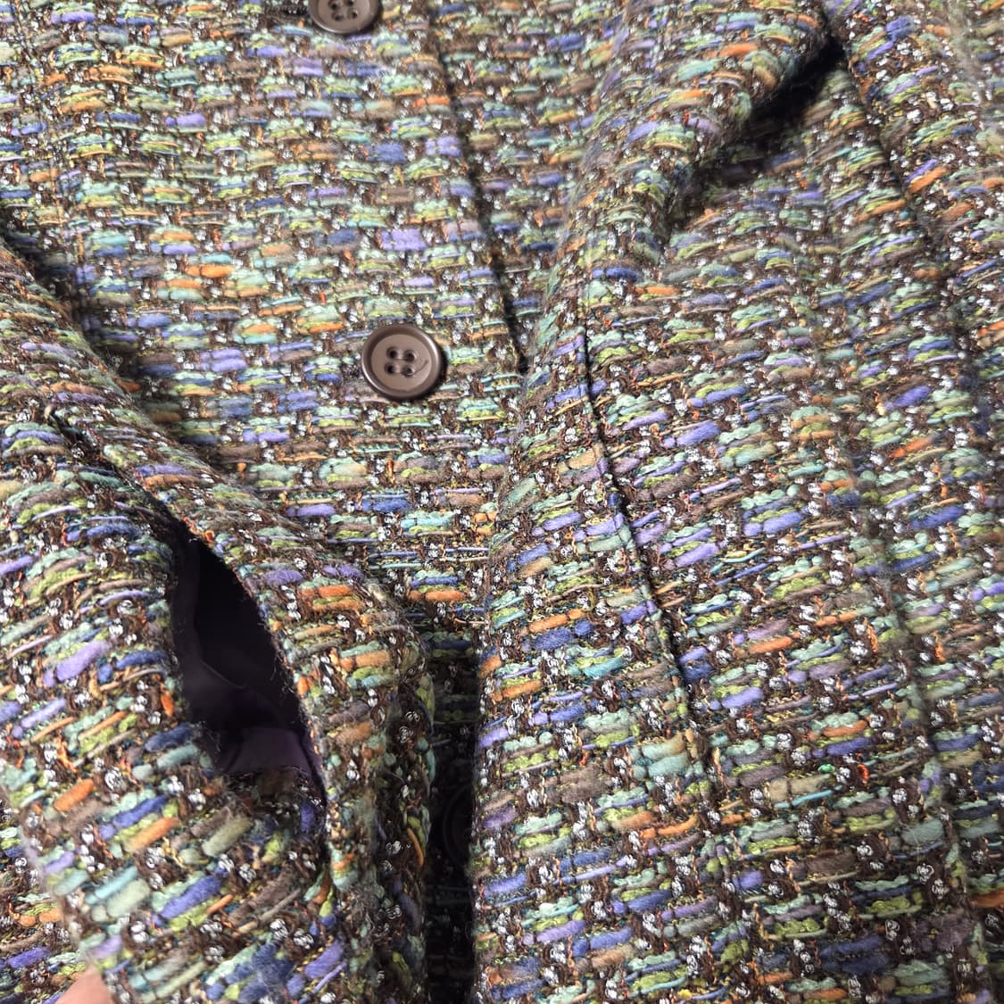 Leporte 재팬 울 트위드 자켓 M-L 상품이미지8