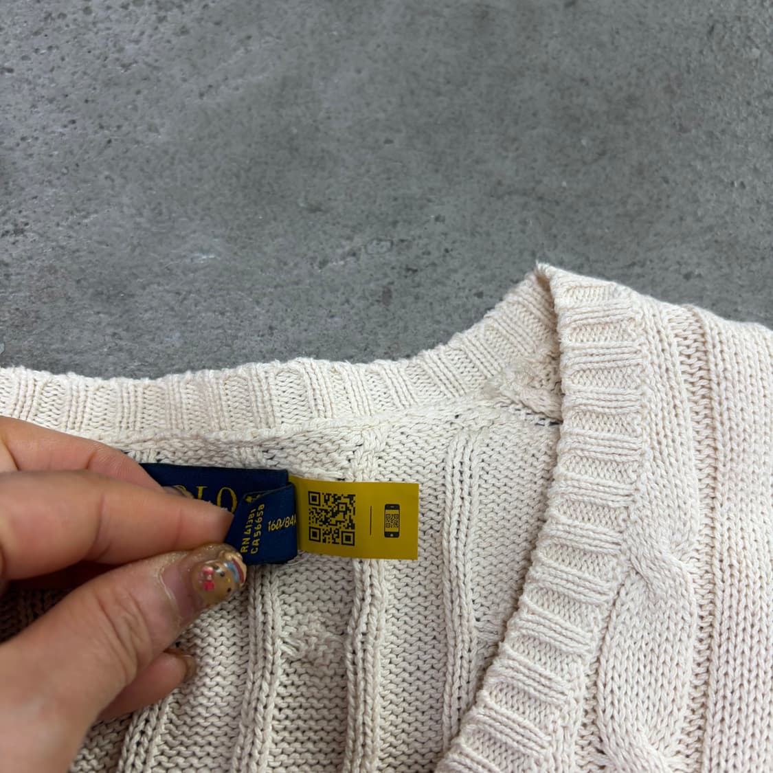 폴로 브이넥 니트[2298] 상품이미지7