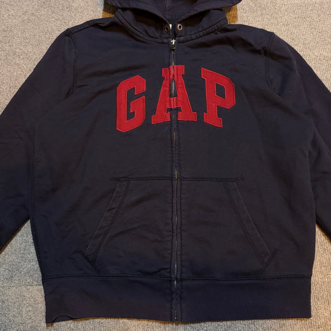 갭 네이비 후드집업 L 상품이미지2