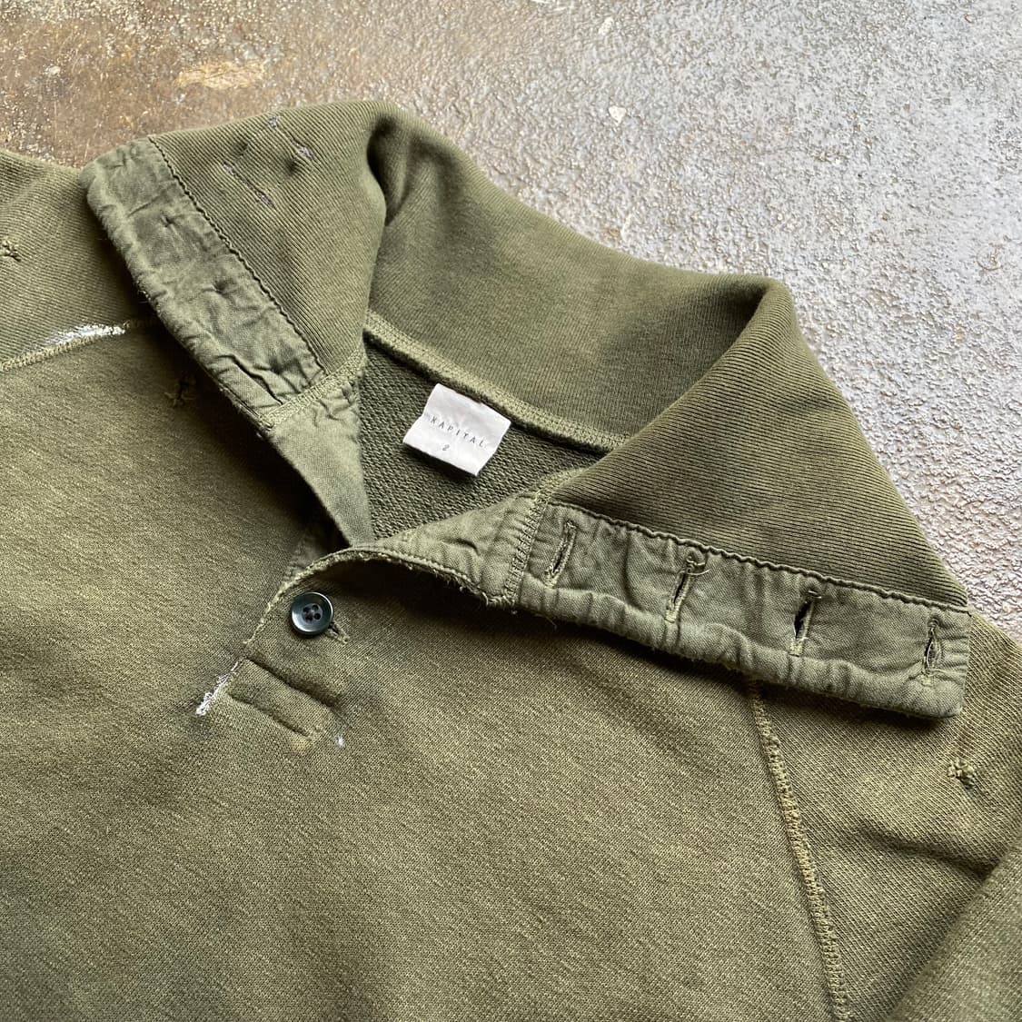 (2) 캐피탈 데미지 페인팅 스웻셔츠 상품이미지3