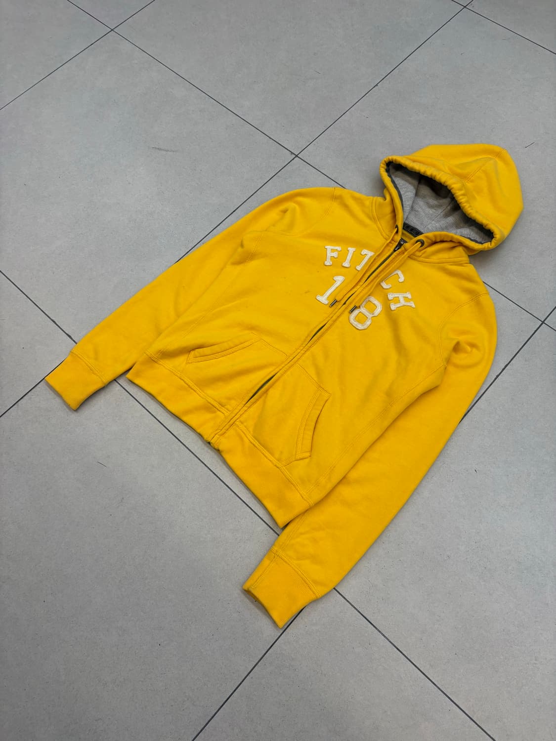 아베크롬비 18 후드집업 옐로우 상품이미지5