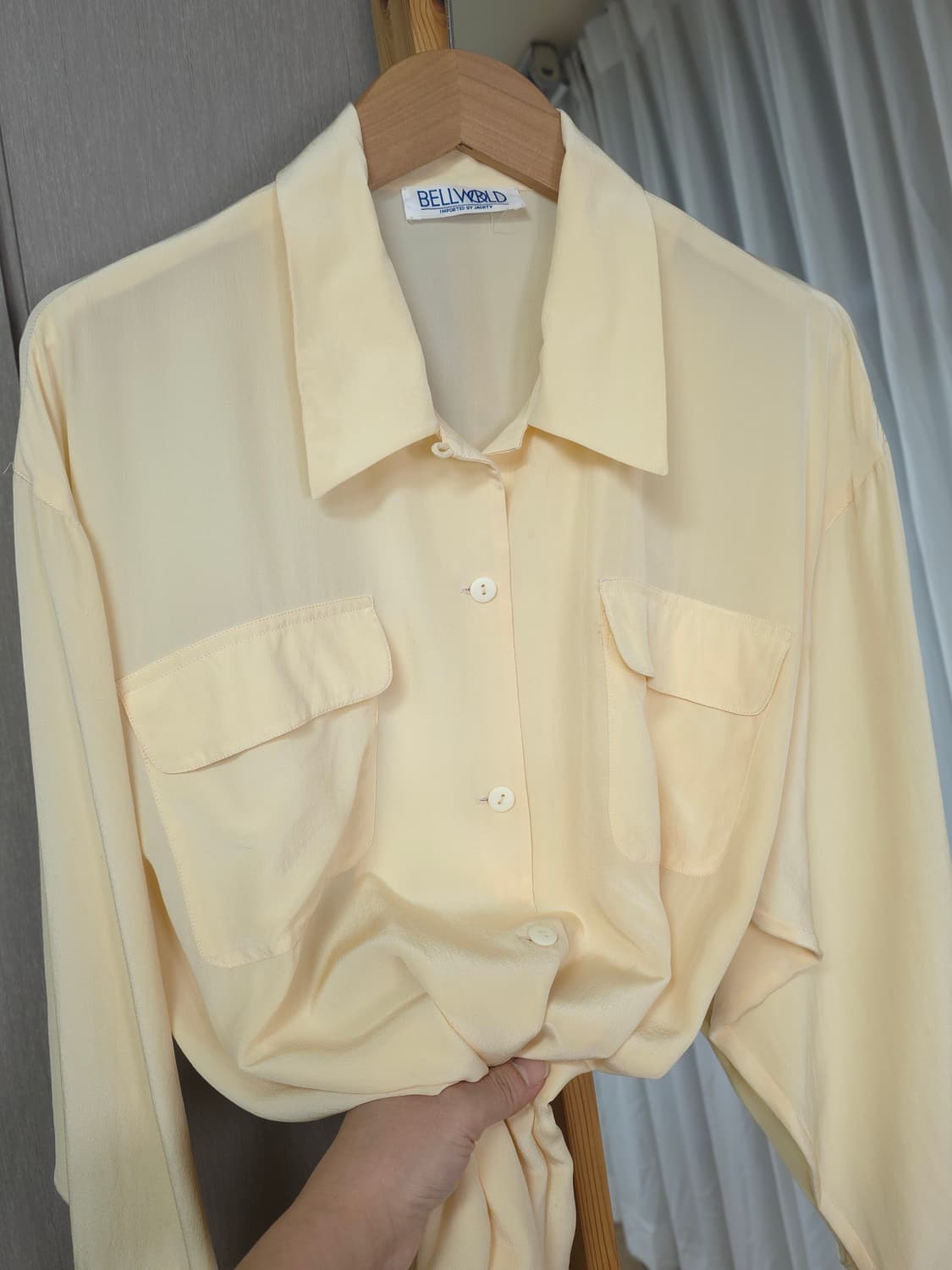 실크셔츠블라우스 실크100%  상품이미지4