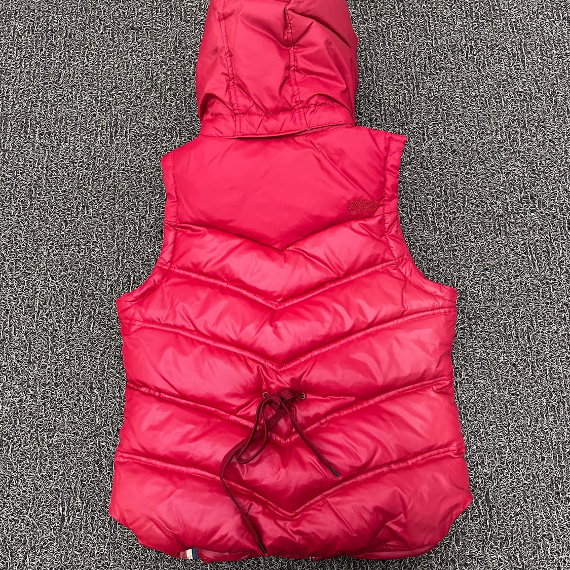 타미힐피거 여성 덕다운 패딩 조끼 레드 XS 상품이미지6
