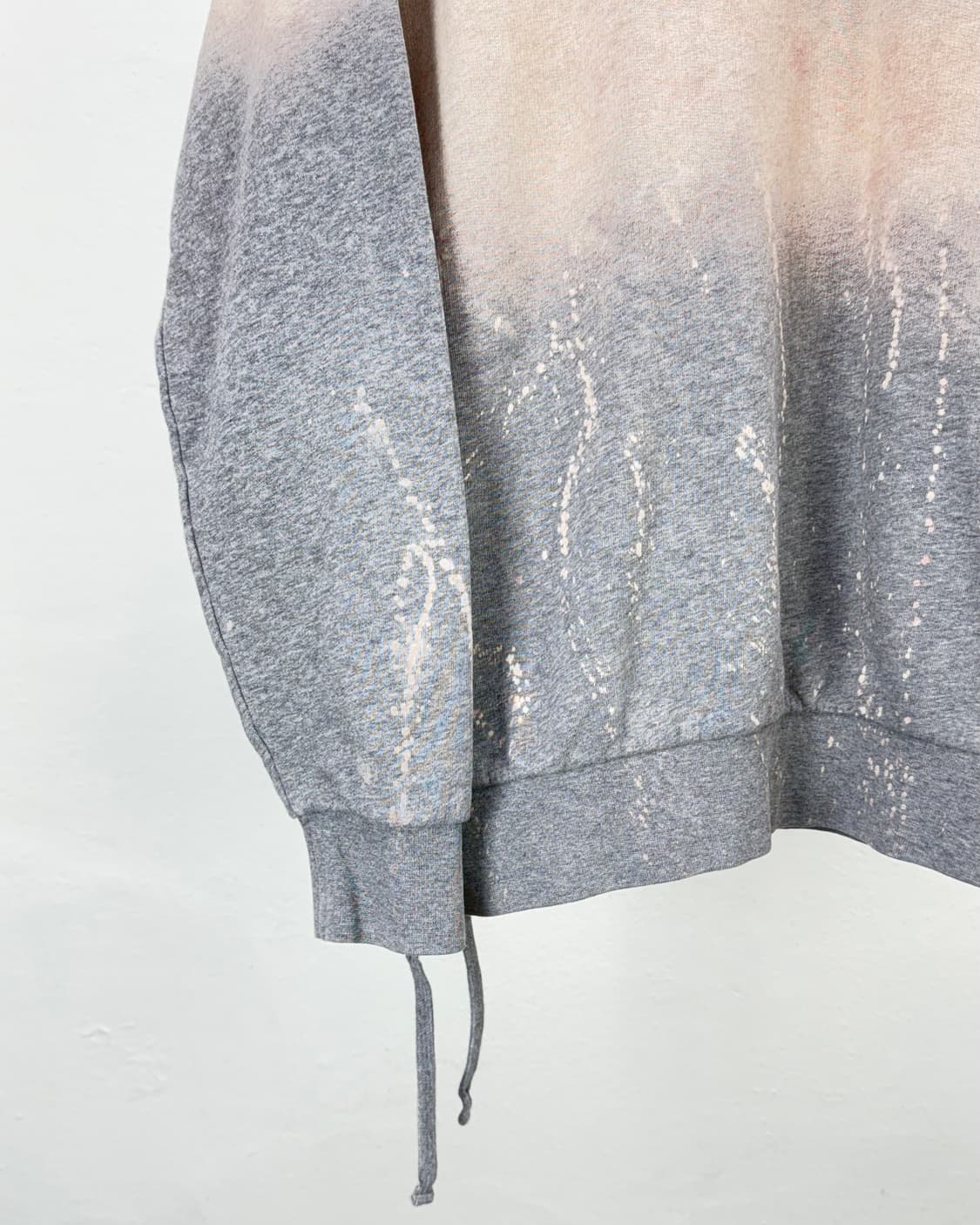 페이스 커넥션 페이디드 이펙트 코튼 케이프 스웨트 셔츠 상품이미지4