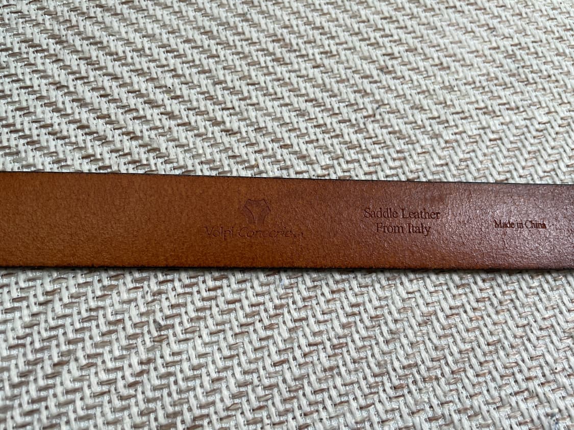 빈티지 Saddle Leather 브라운 레더 벨트 상품이미지4