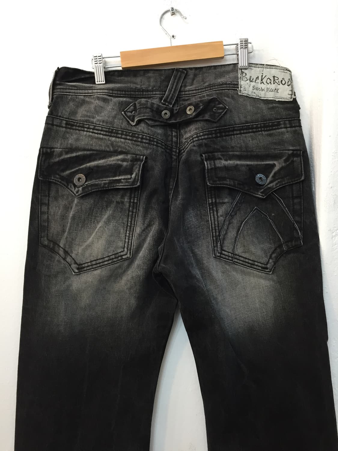 버커루 스노우벅 워싱 블랙 데님 32 상품이미지1