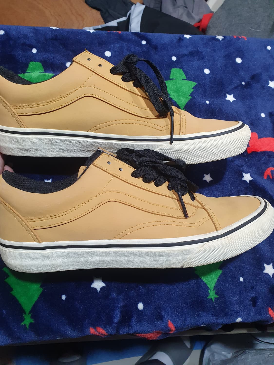 반스 올드스쿨 탄/브라운 스니커즈 265mm 상품이미지1