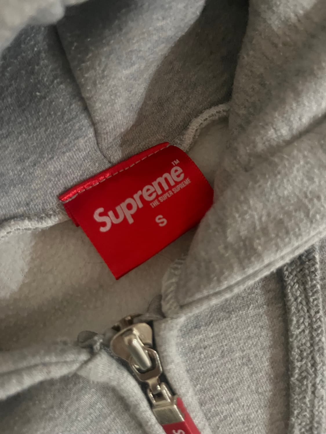 슈프림 빅로고 후드집업 S 상품이미지2