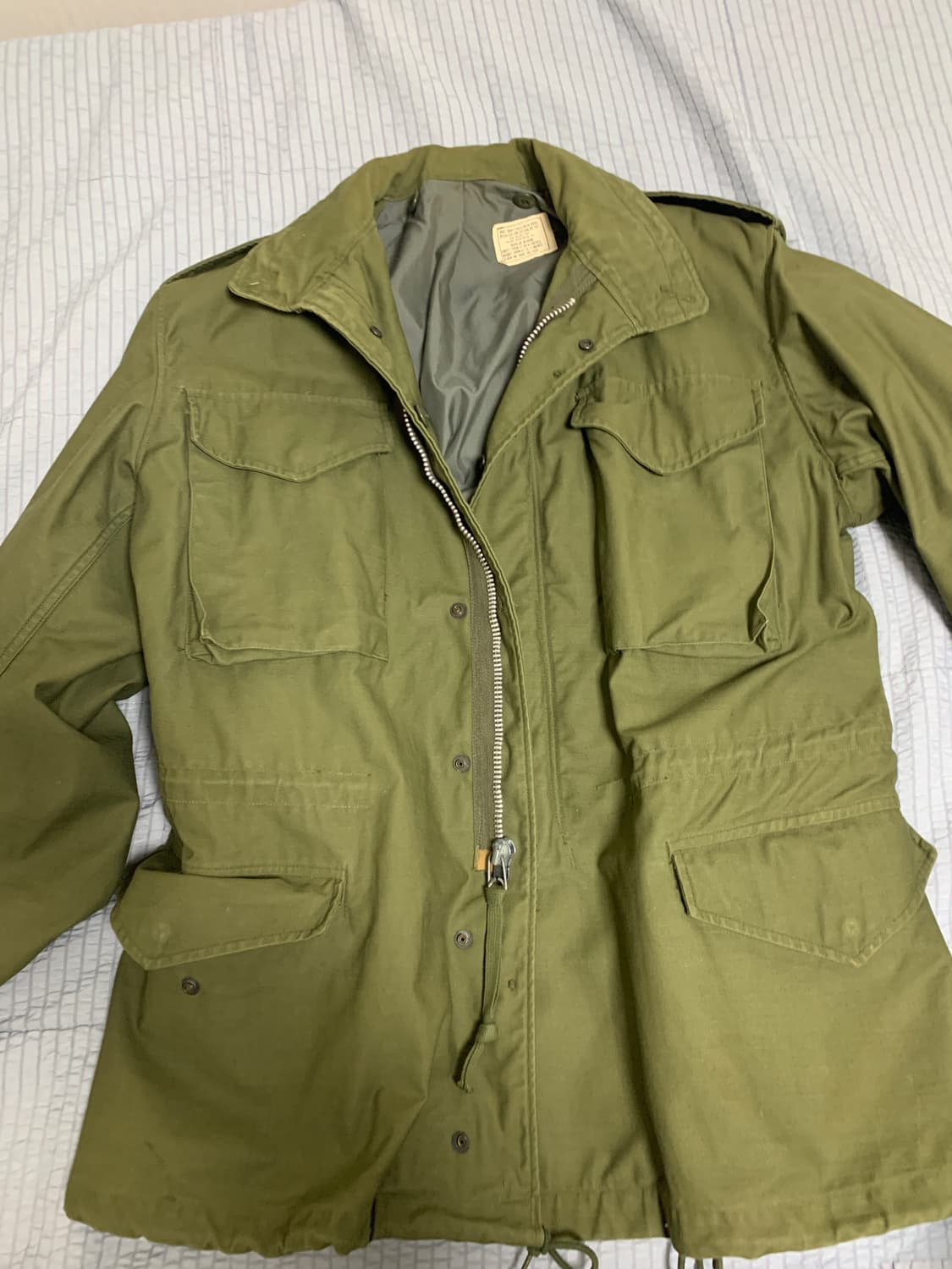 m65 필드자켓 2세대 og m-r 회색안감 상품이미지2