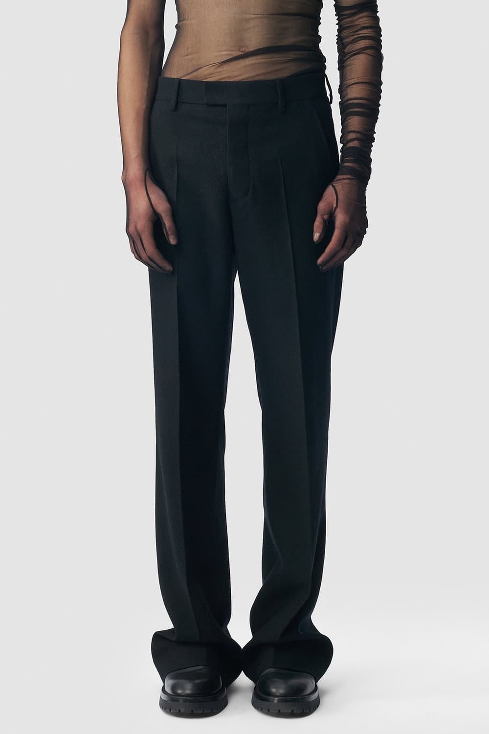 (정품/새상품) 앤드뮐미스터 남성 블랙 가스파 플레어 레그 컴포트 팬츠 상품이미지4