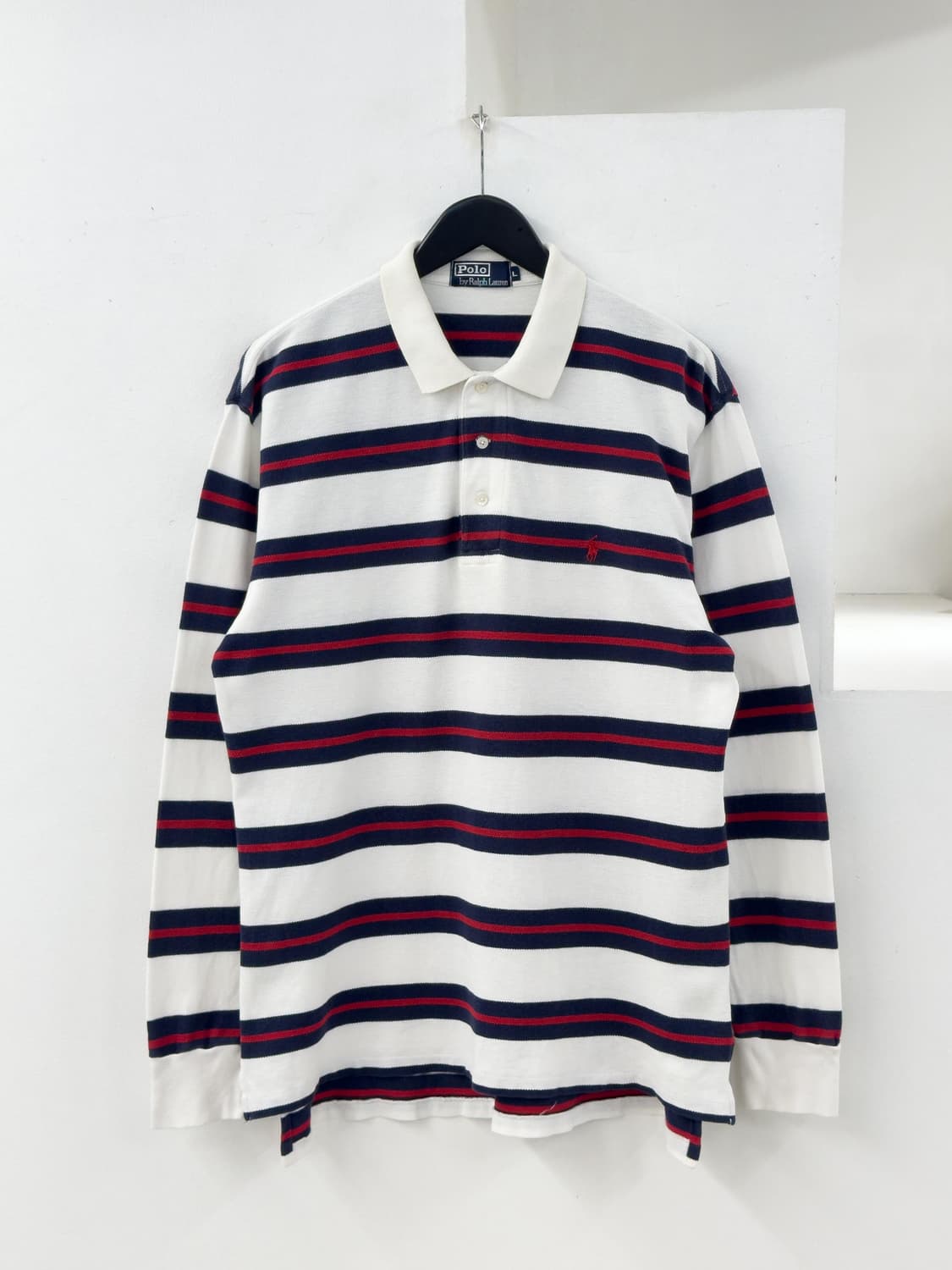 폴로 랄프로렌 스트라이프 피케셔츠 상품이미지1