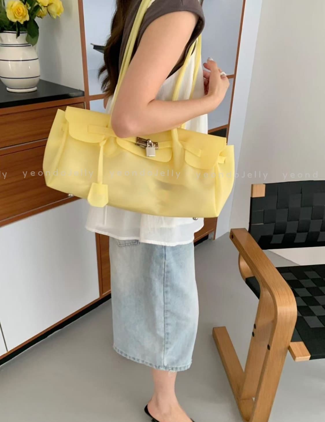New✨한정수량 납작 버킨 젤리백🪽(5월까지 판매) 상품이미지4