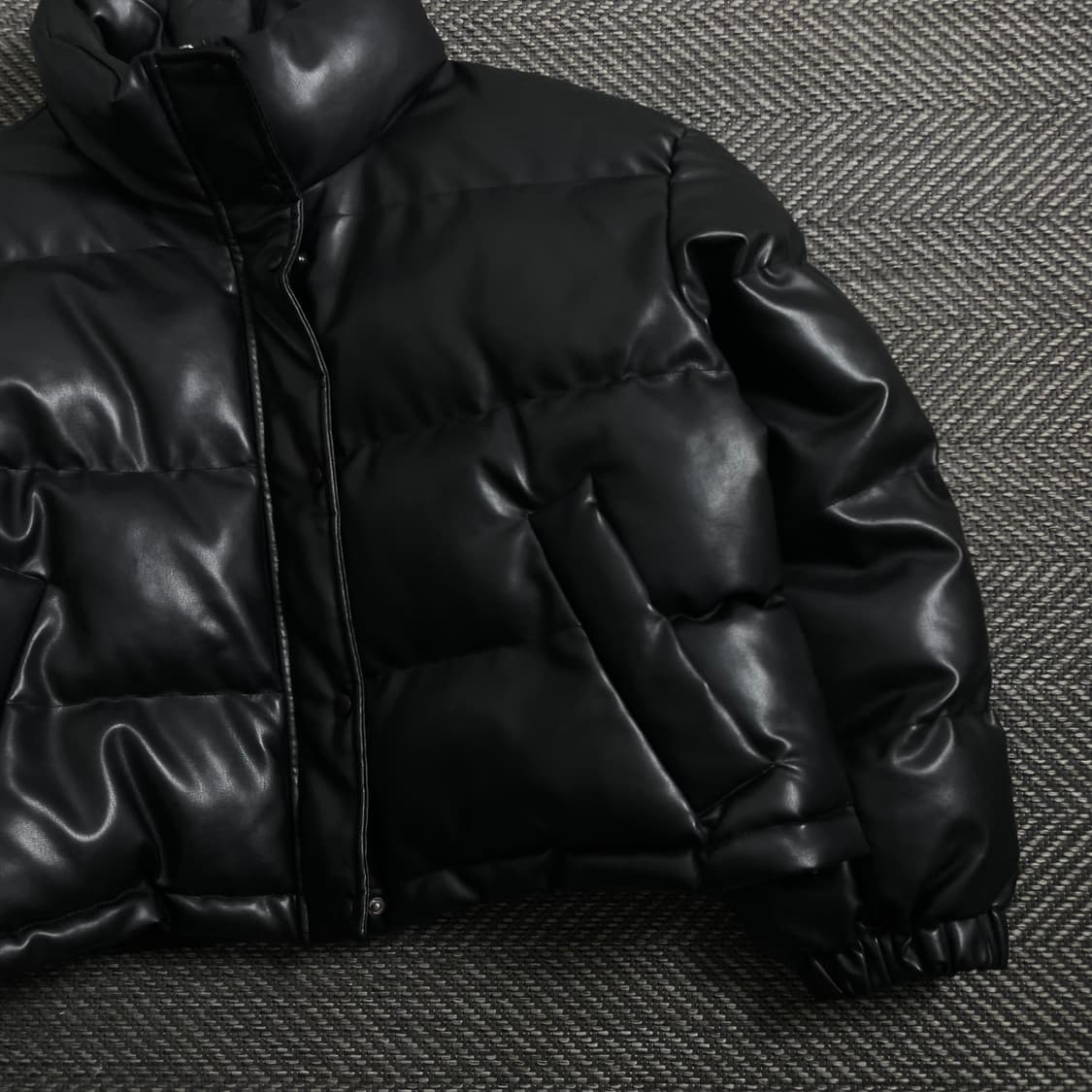 닉앤니콜 우먼스 센슈얼 레더 패딩 점퍼y 4183 상품이미지3