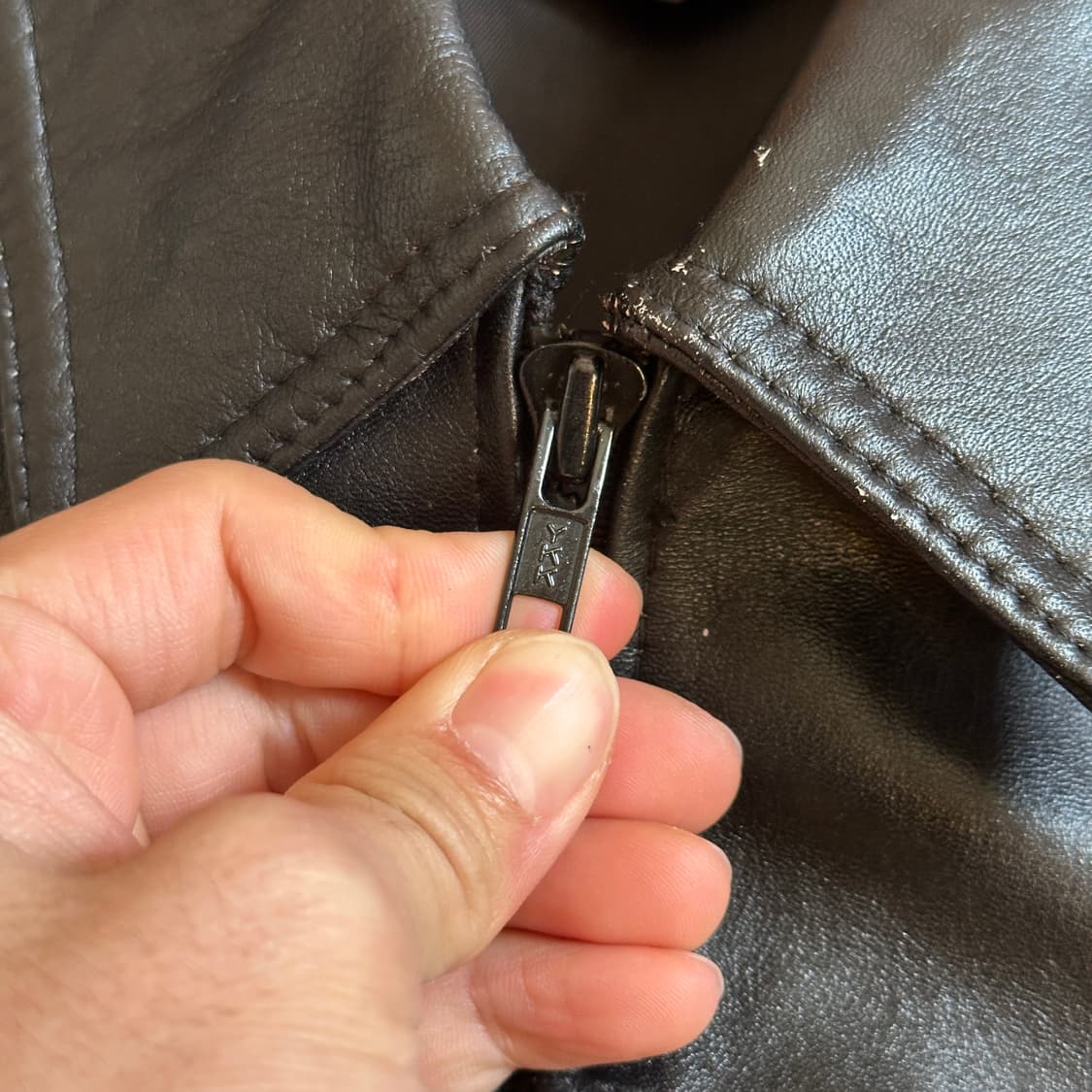 80-90’s Vintage genuine leather jacket 상품이미지7