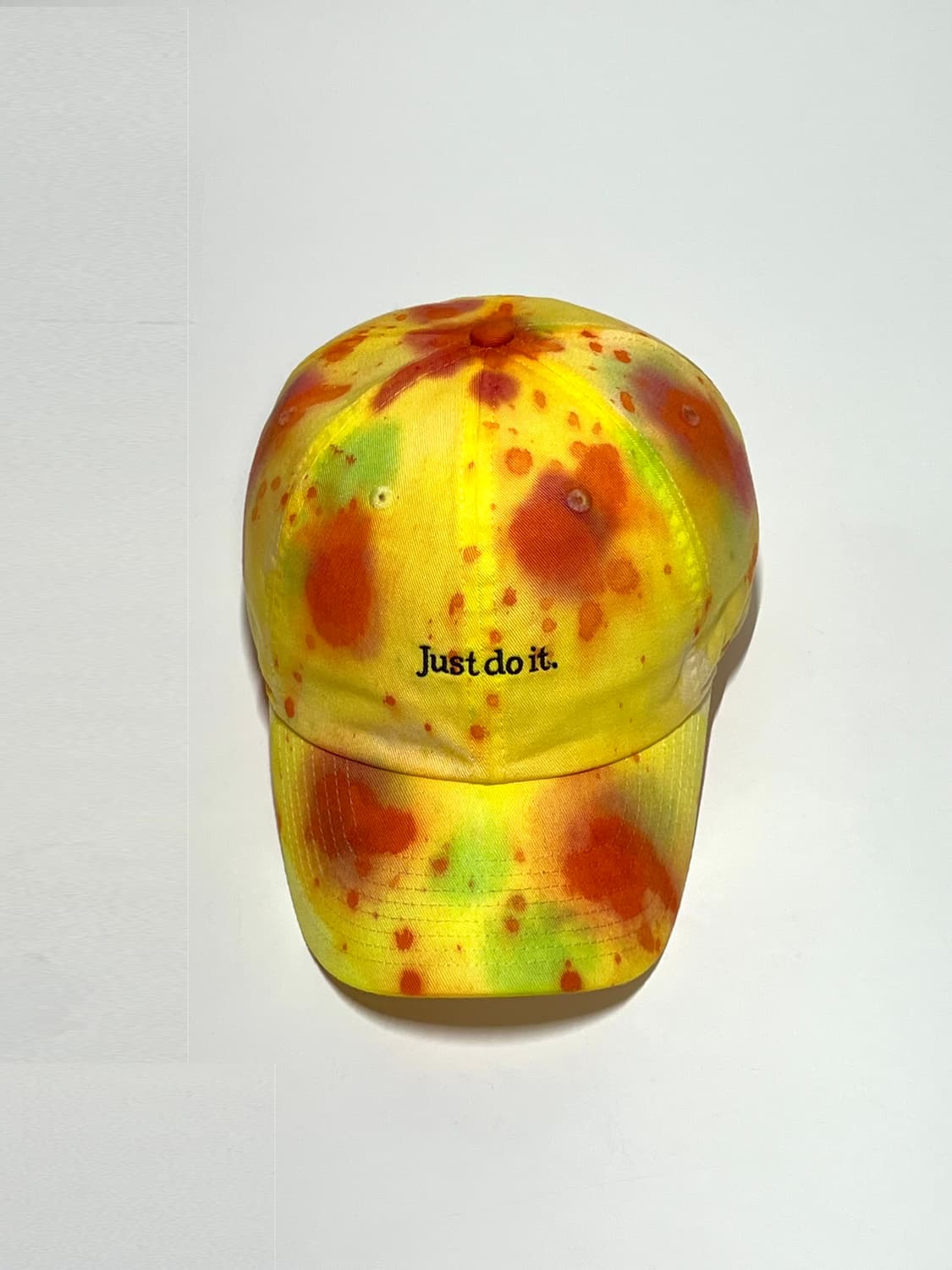 NIKE 나이키 초레어 빈티지 커스텀 타이다이 레몬/오렌지 볼캡 모자 상품이미지4