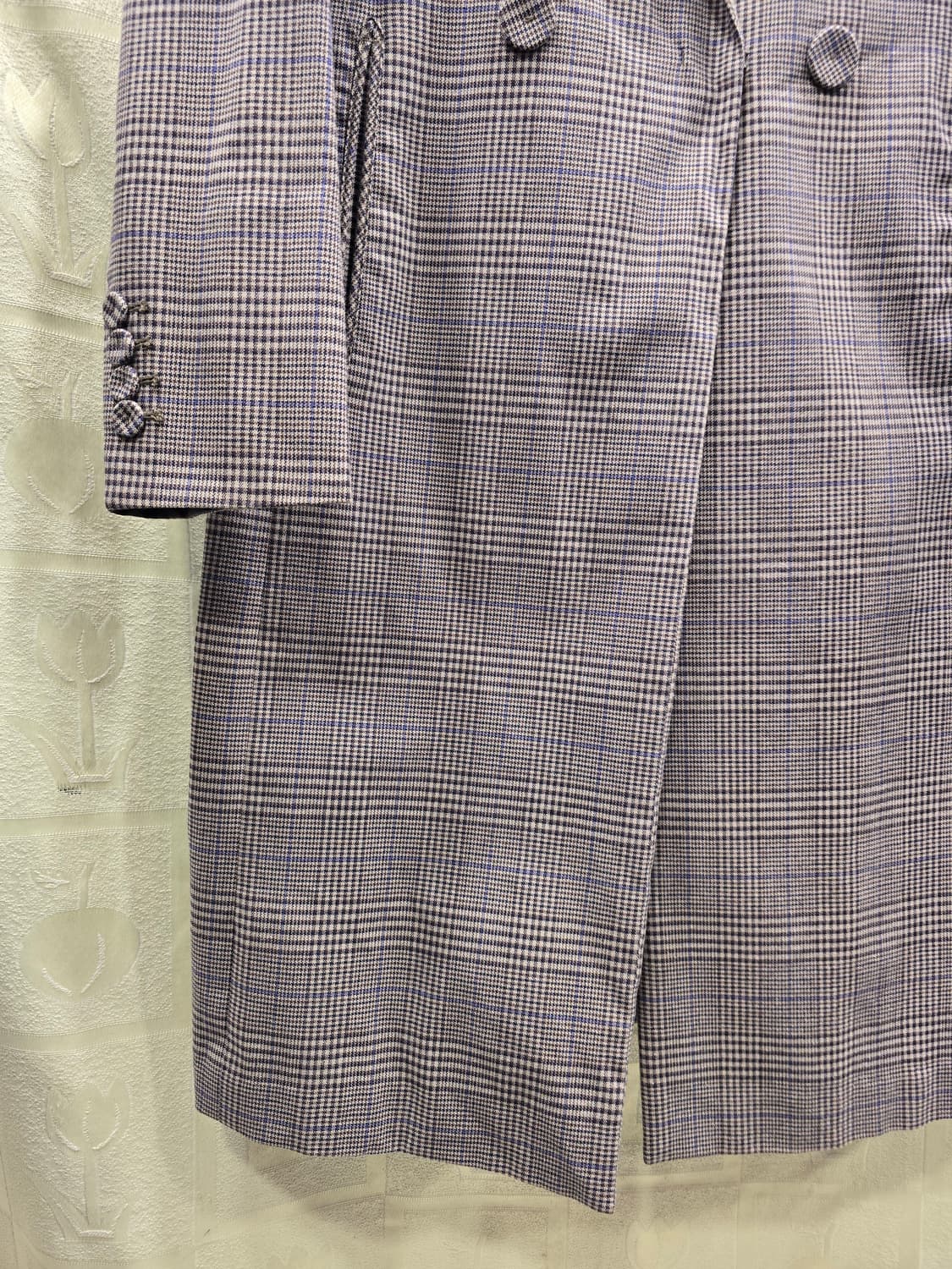 구호 KUHO 체크 봄가을 롱 코트 82(S) 상품이미지4