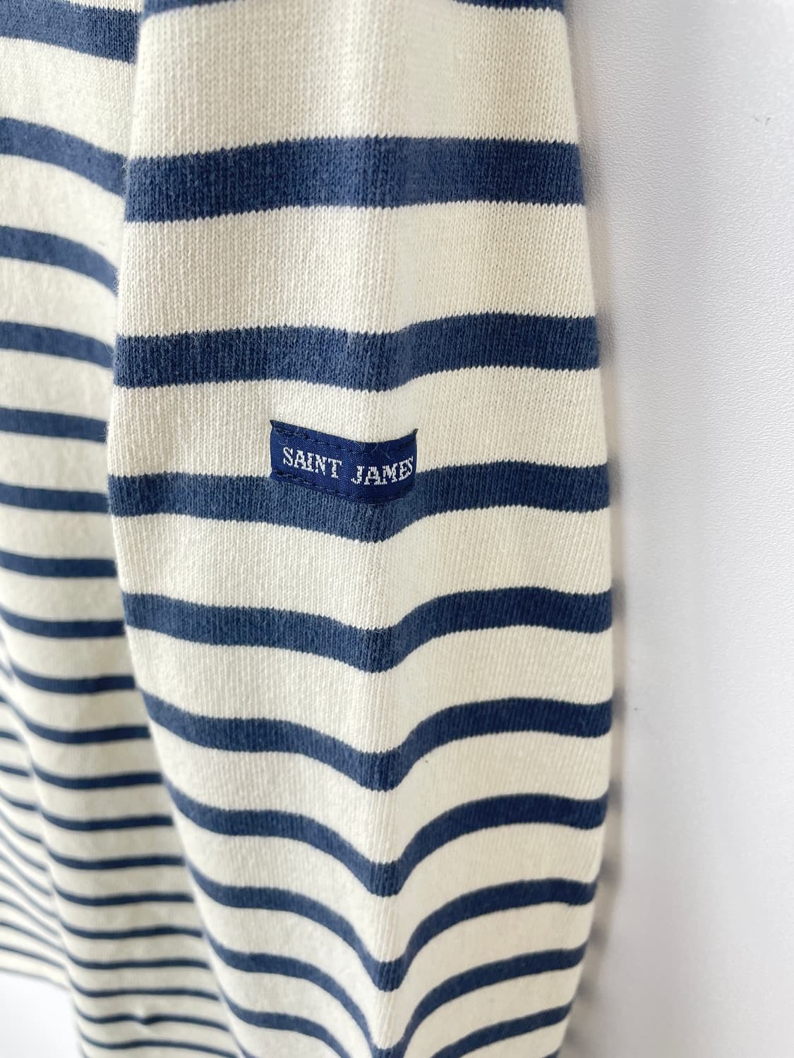세인트 제임스 x 투써즈 콜라보 숄더 버튼 스트라이프 티셔츠 상품이미지8