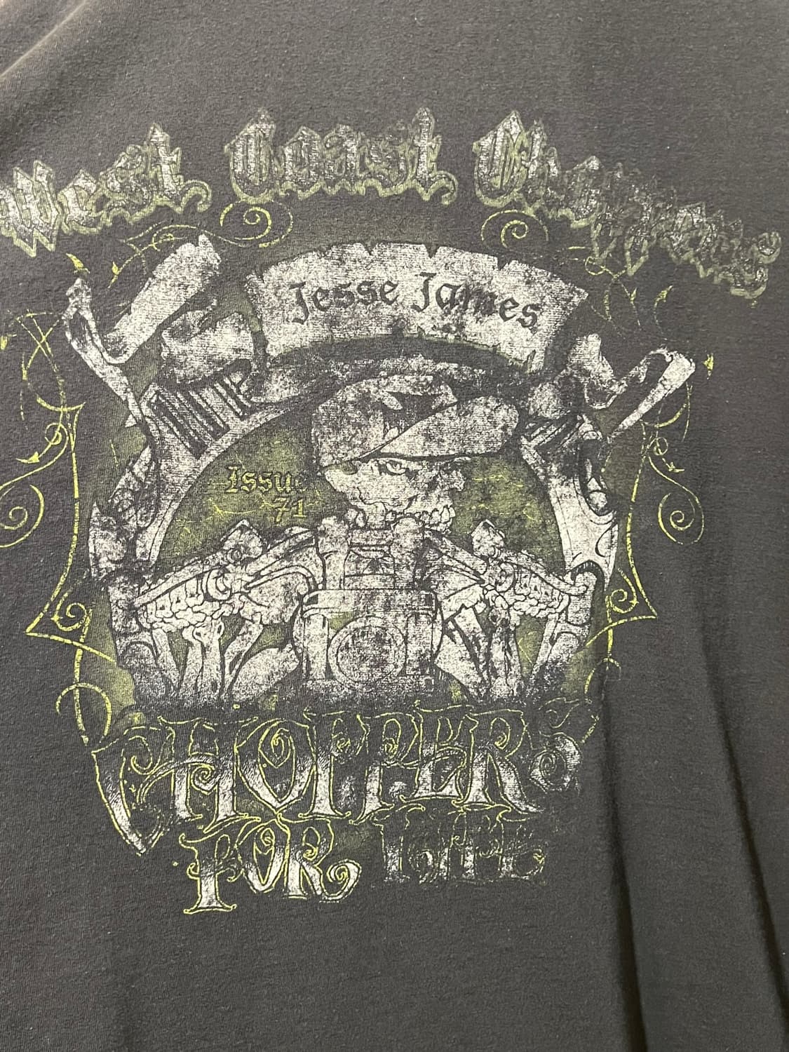 90's [2XL] 웨스트코스트초퍼스 더블 레이어 와플 롱슬리브 빈티지 상품이미지5