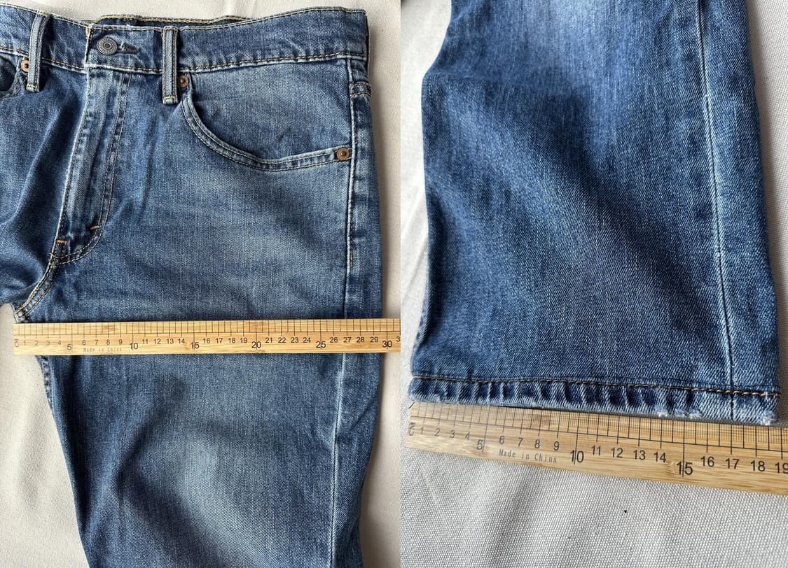 리바이스 511 데님팬츠 34 중청 상품이미지9