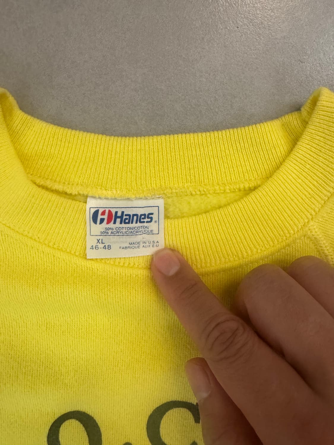 90‘s 빈티지 Hanes 스웨트셔츠 XL 상품이미지4