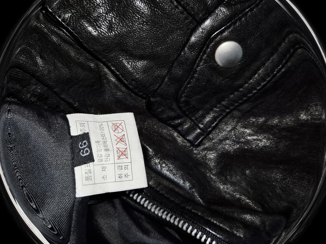 Vintage 08 PUNK panic Cargo leather zip- 상품이미지2