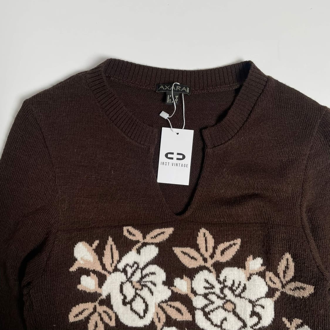 Axara 꽃 프린지 디테일 니트 (france)   상품이미지7