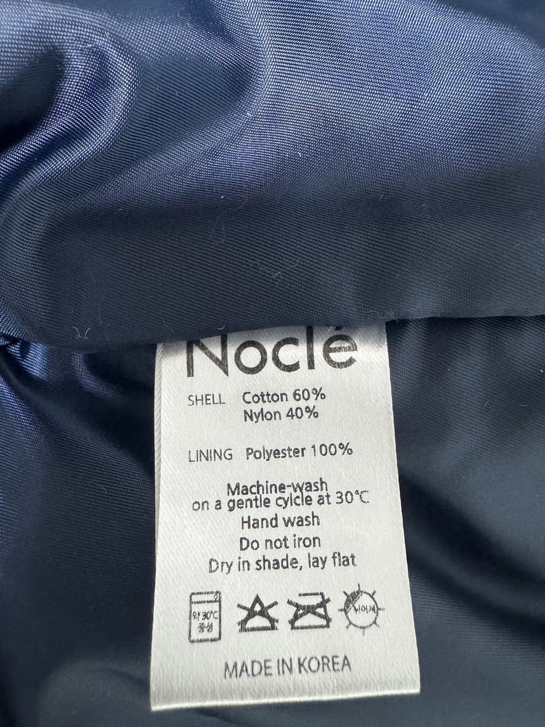 노클 Nocle 포켓 후디 패딩 아이보리 2size 상품이미지3