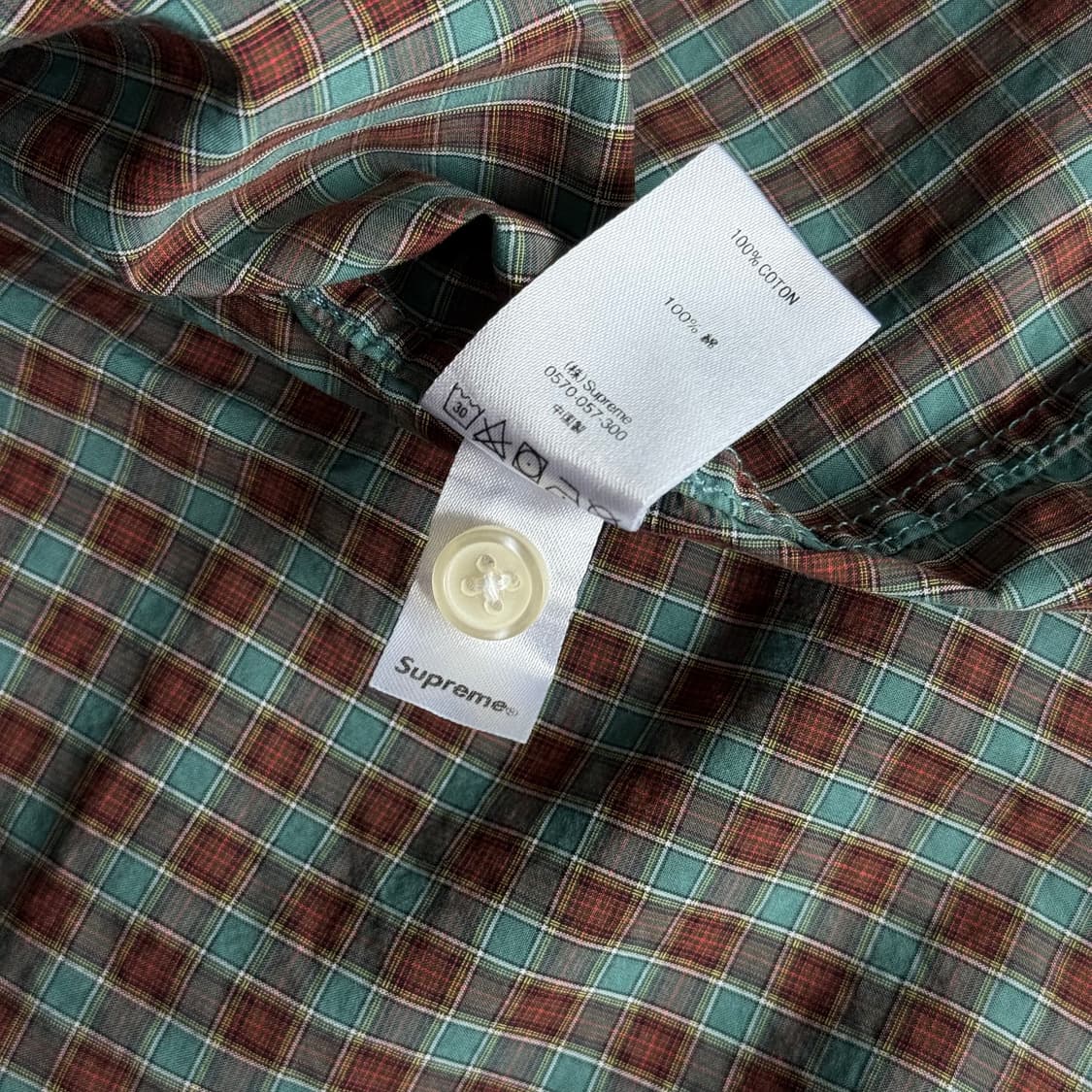 19ss 슈프림 플레이드 체크 반팔셔츠 상품이미지8