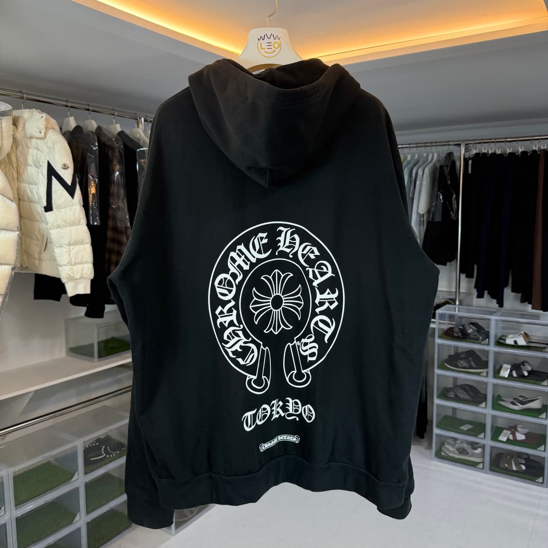 [XL] 크롬하츠 홀스슈 도쿄 플리스 후드집업 상품이미지2