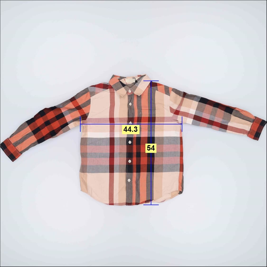 140 닥스 키즈 체크 셔츠 0313H1 상품이미지6