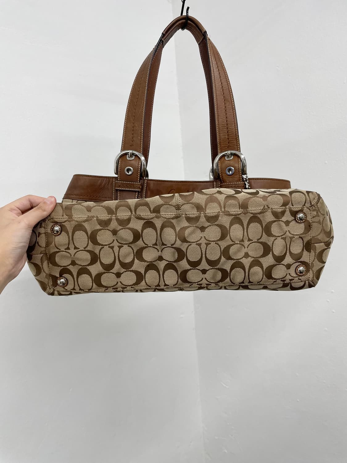 코치 자카드 버클 숄더백 상품이미지7