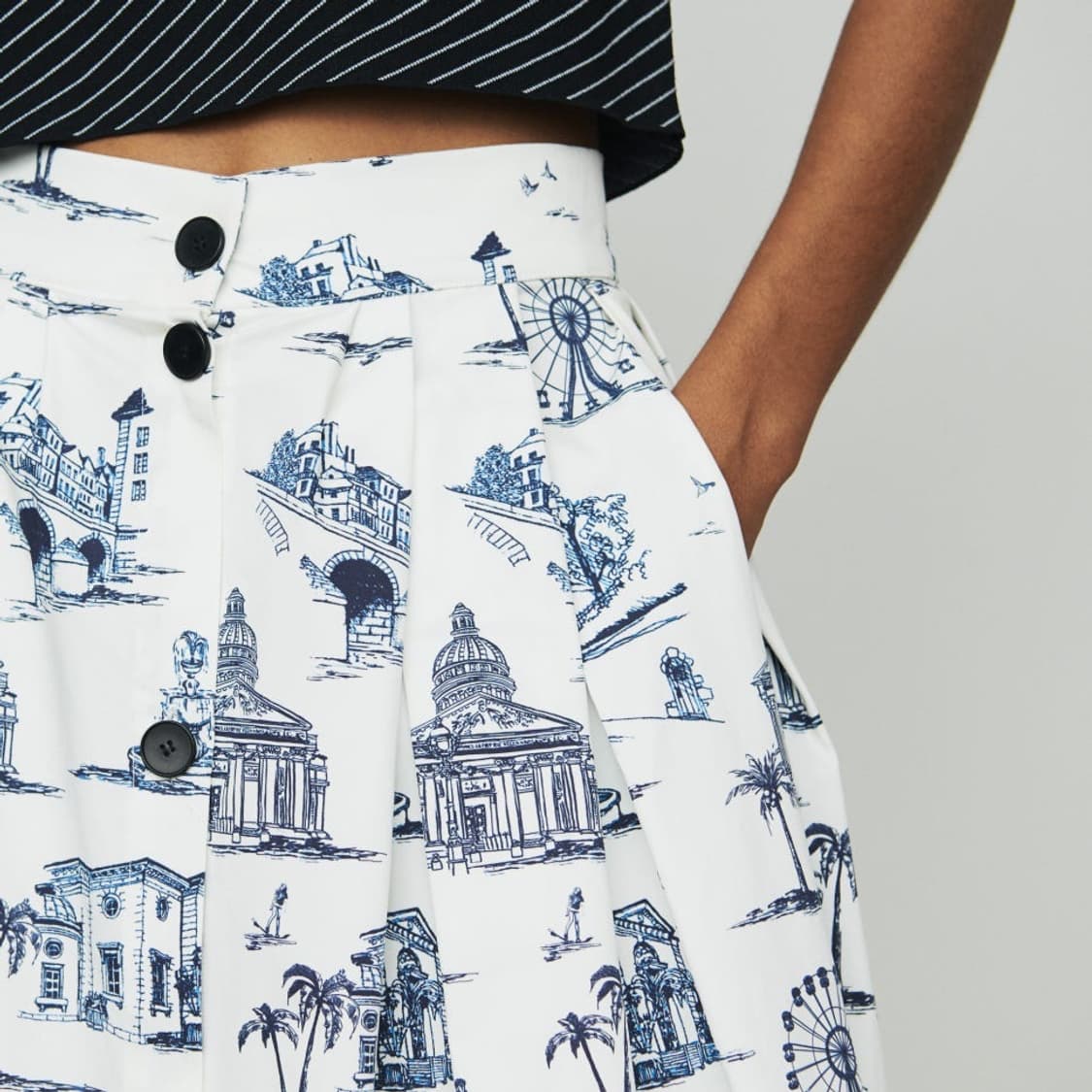 마쥬 스커트 미드 롱 치마 상품이미지5