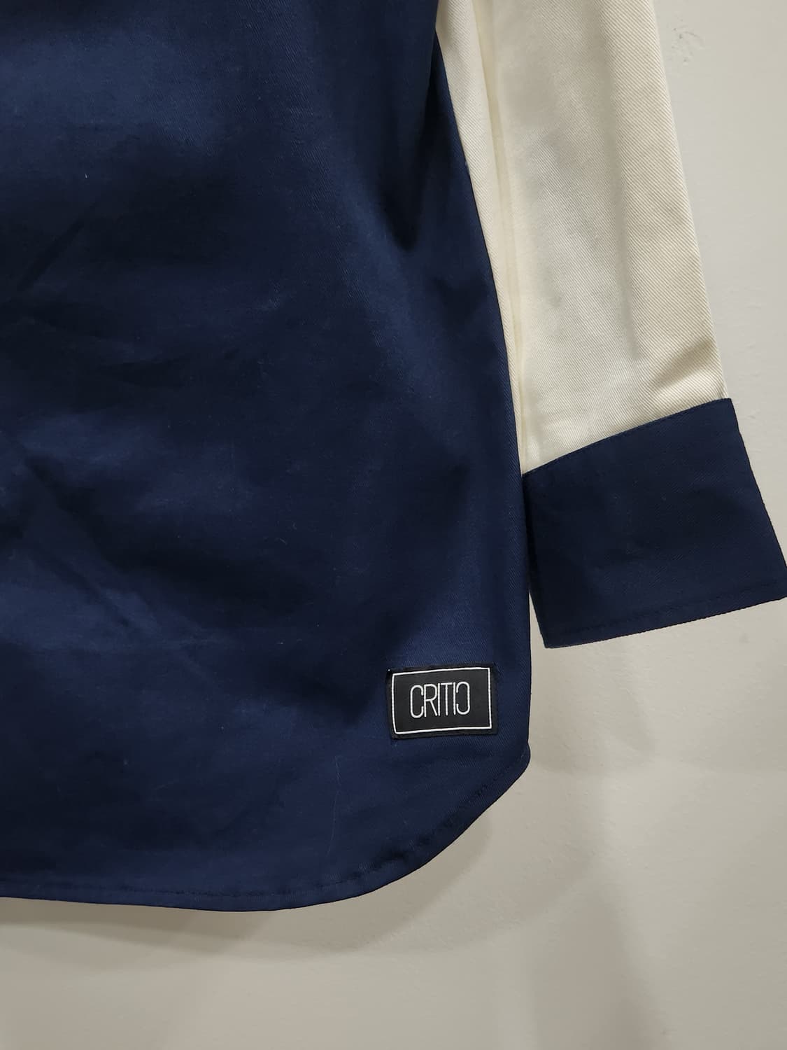 [L] 크리틱 Critic 배색 오버핏 셔츠 남성 L사이즈 상품이미지3