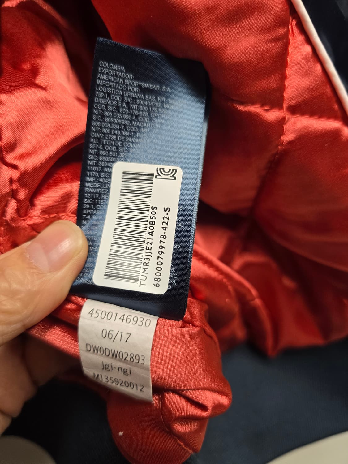 타미힐피거 누빔항공점퍼. 붐버자켓 S 상품이미지7