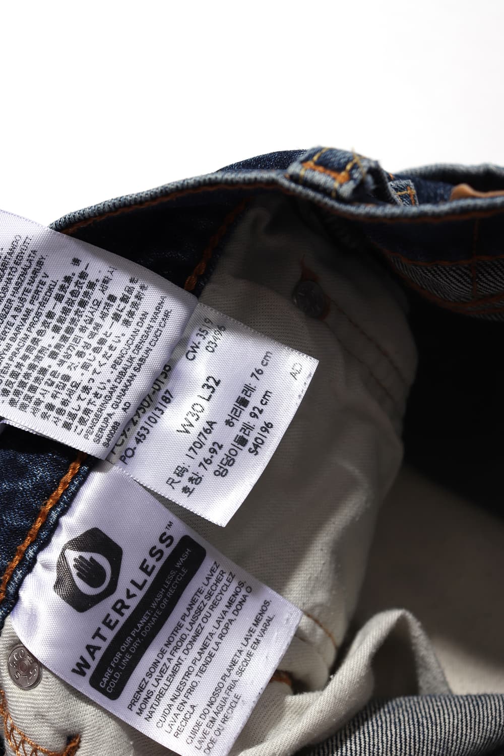 LEVIS 502 워싱 데님 팬츠 size 30 상품이미지5