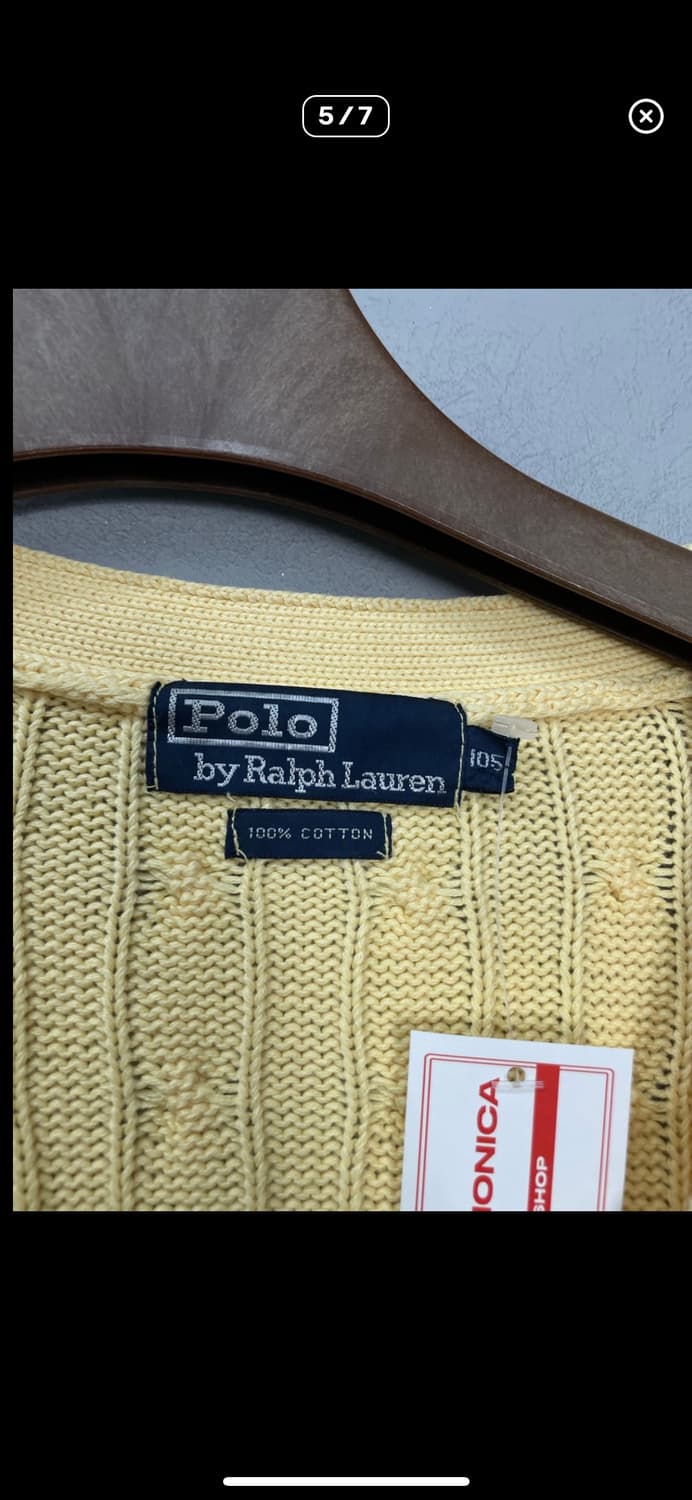 폴로랄프로렌 자수로고 케이블 니트 가디건 A3054 상품이미지5