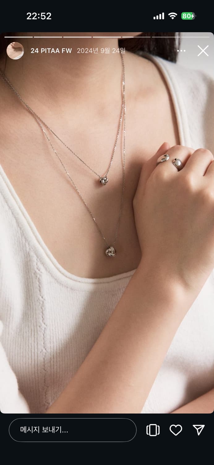 샵마그넷 pitaa 피타 목걸이 m-004 상품이미지2