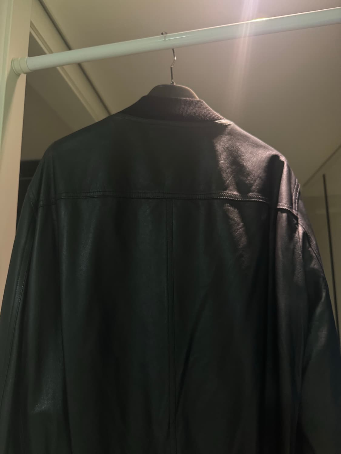 릭오웬스 레더 플라이트 봄버 매장판 48 상품이미지4