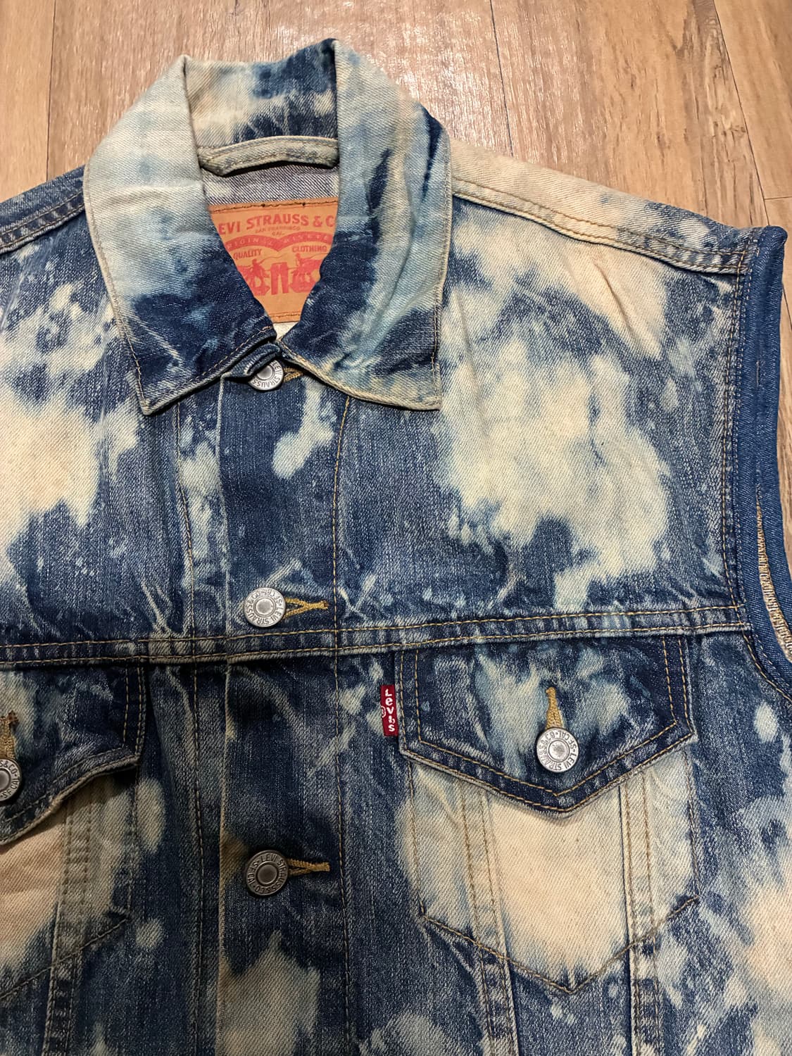 [새상품] 리바이스 워싱 조끼 베스트 (M/95) 상품이미지4