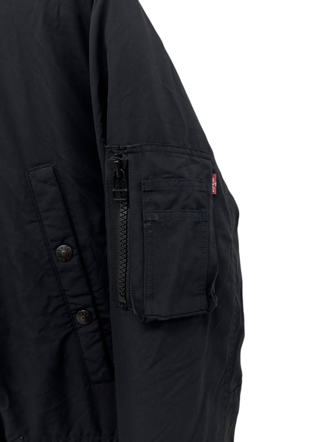 리바이스 덕다운 카라코람 야상패딩 블랙 (L) 상품이미지7