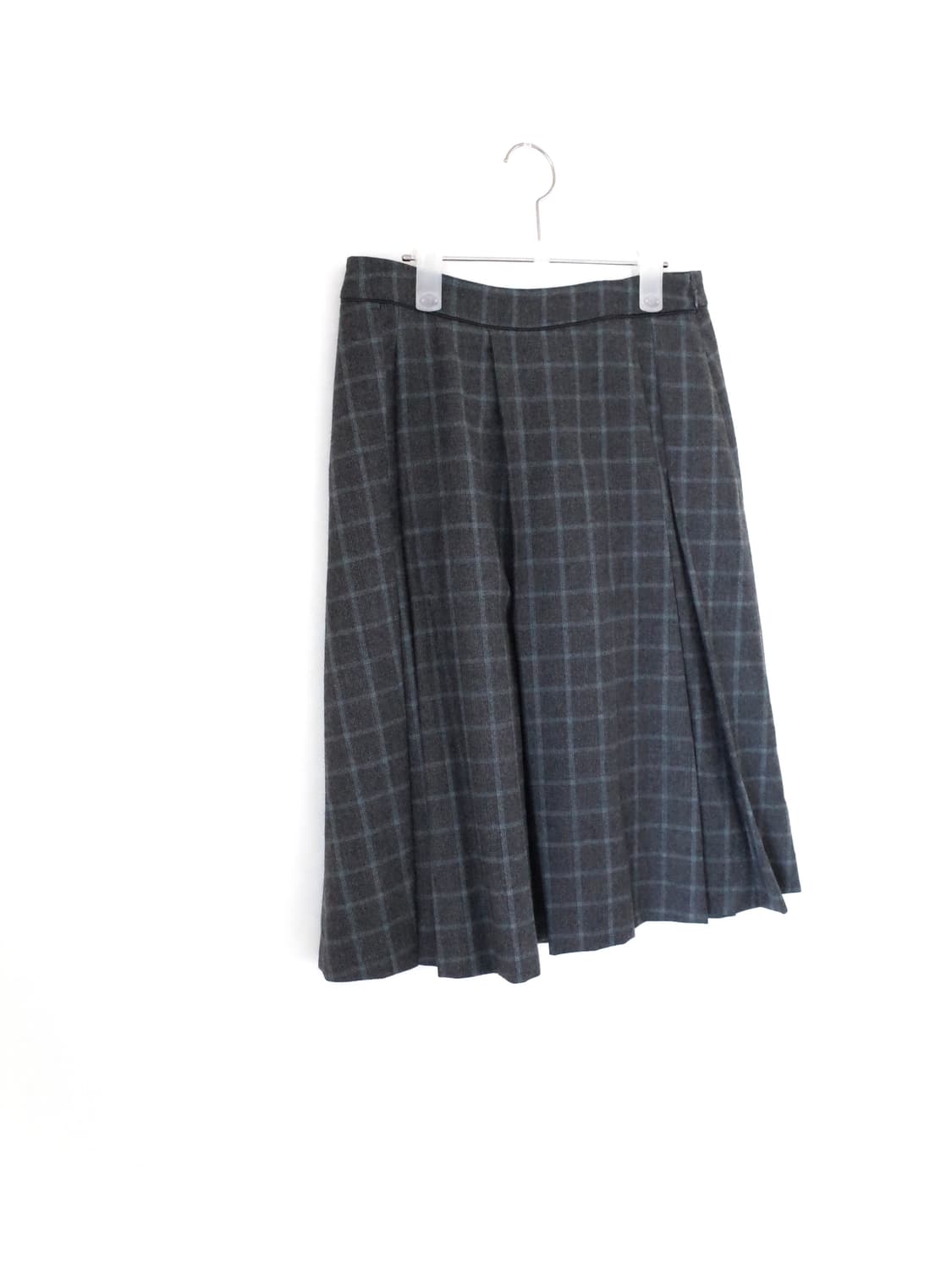 빈티지 체크 플리츠 스커트 상품이미지2