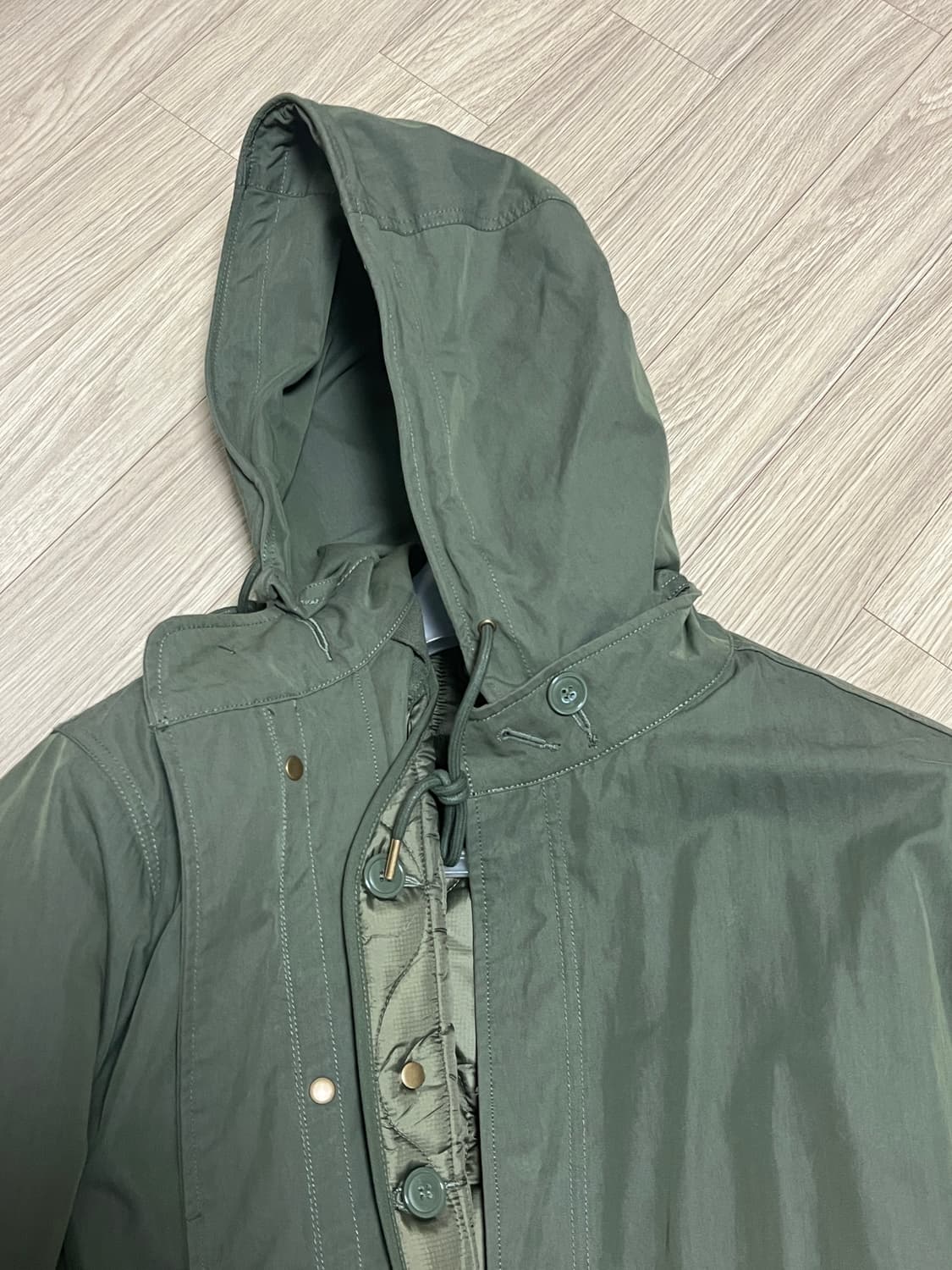 프리즘웍스 Vincent M1965 피쉬테일 파카 올리브 상품이미지4