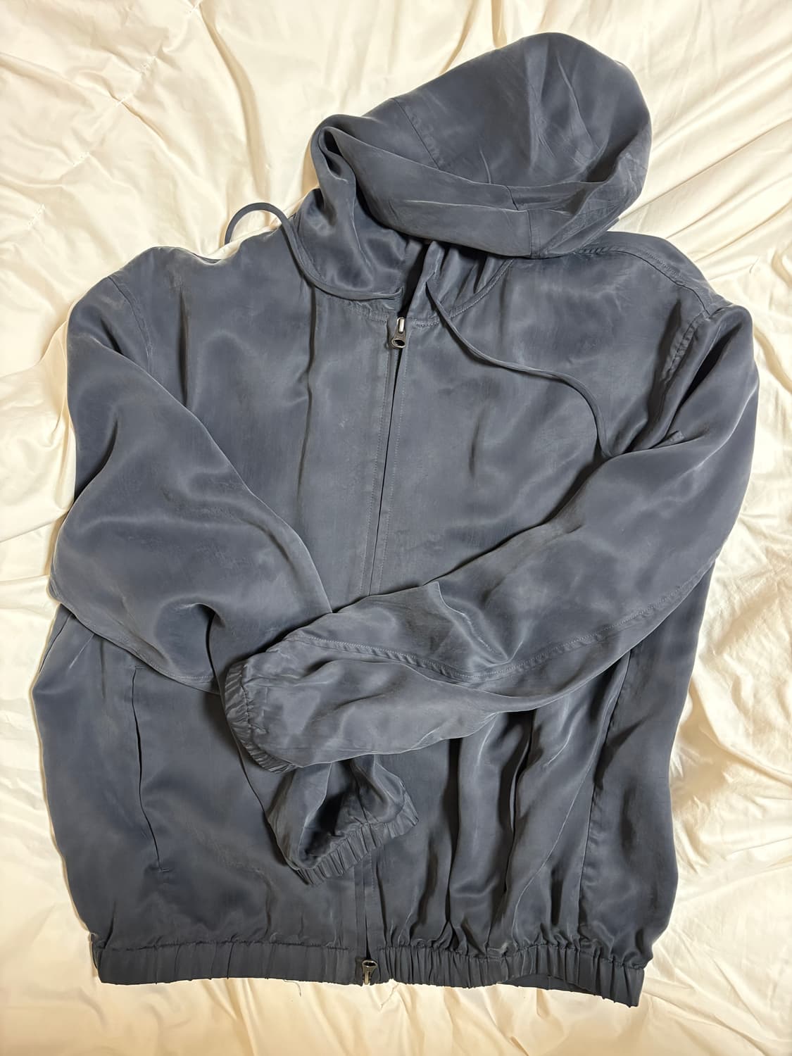 아모멘토 큐프로 후드집업 차콜 M 상품이미지2