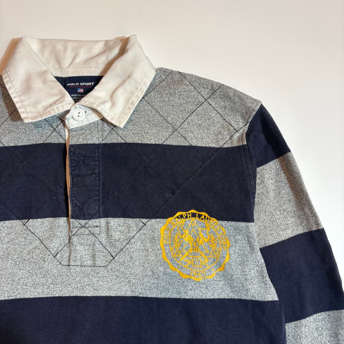 폴로 랄프로렌 그레이 와플 긴팔 티셔츠 상품이미지2