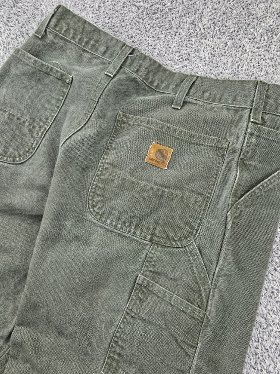 칼하트 덕캔버스 싱글니 카펜터 워크팬츠 ( 33X30 ) / 11734 상품이미지8