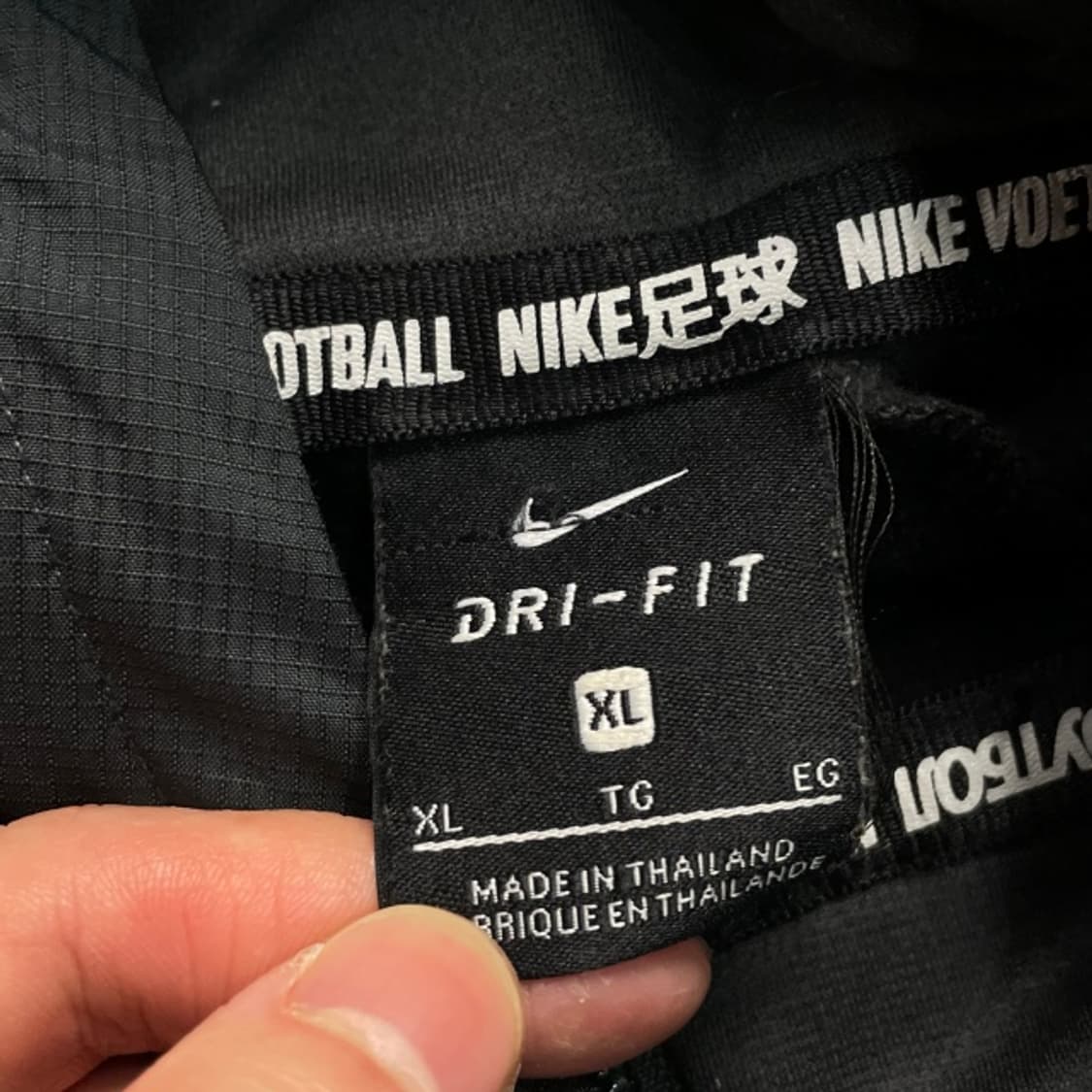 105 나이키 풋볼 드라이핏 반집업 후드티  상품이미지3