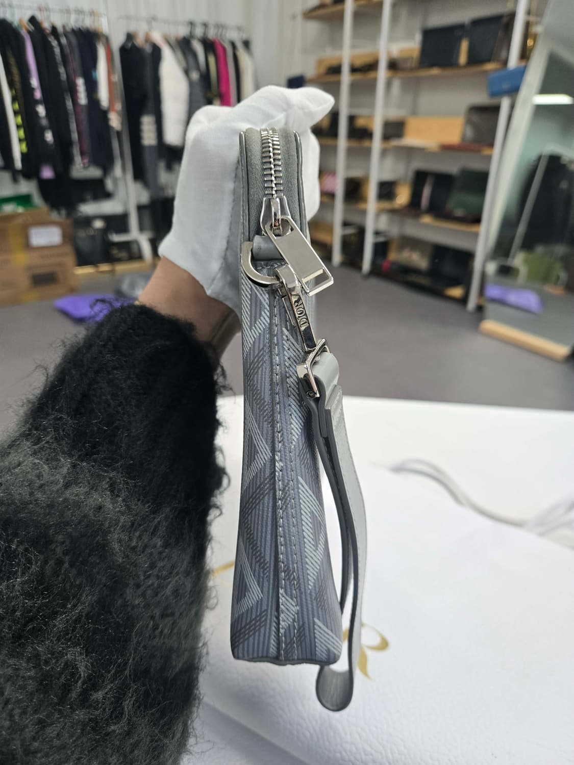 [A급컨디션] 디올 다이아몬드 아이패드 클러치백 상품이미지4