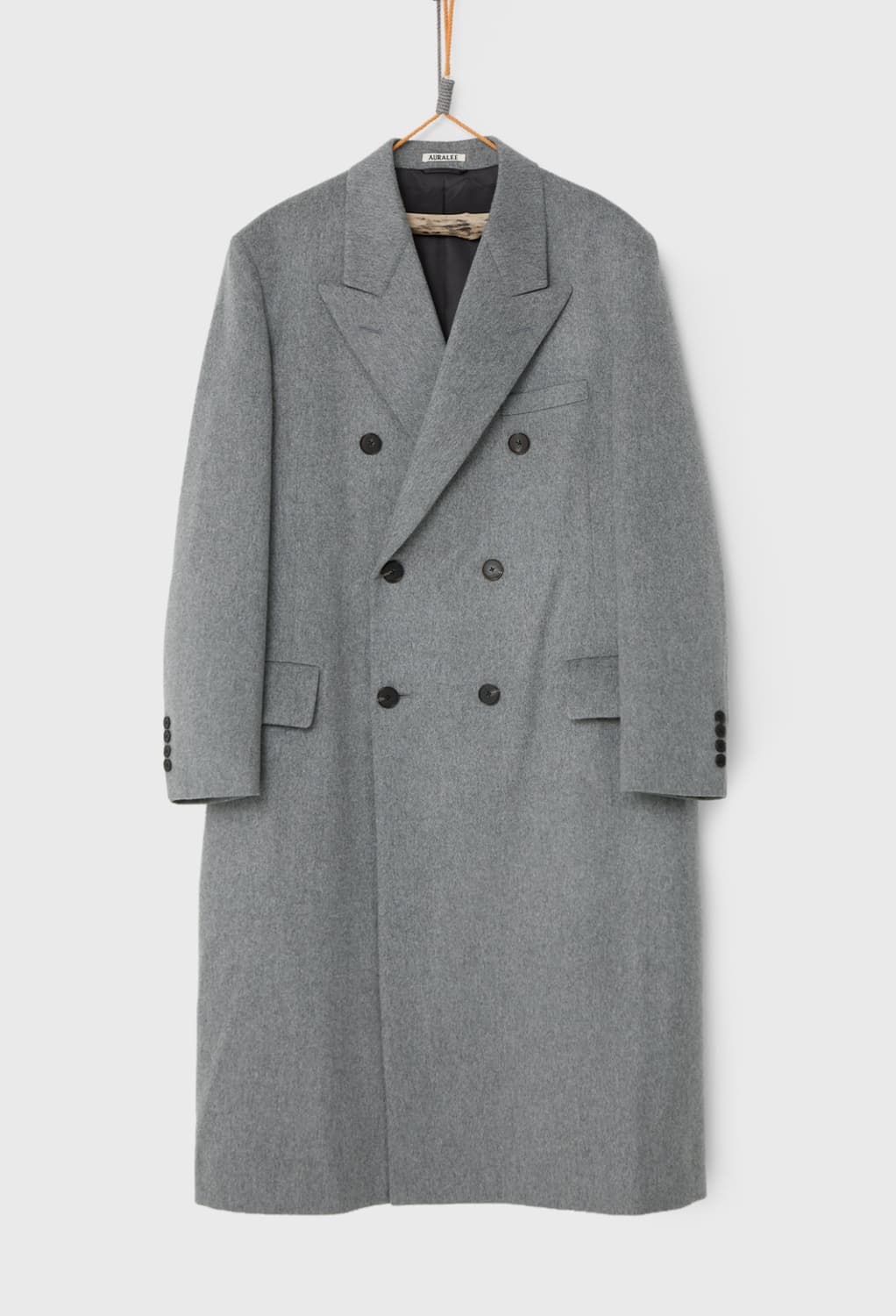 [5]오라리 캐시미어 몰스킨 코트 탑 그레이- 25AW 새상품 상품이미지1